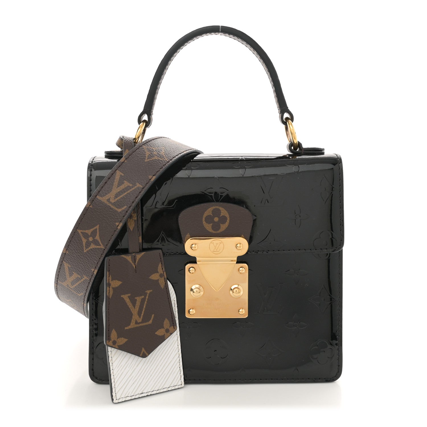 Louis Vuitton Vernis Epi Monogram Spring Street Black 1 of 12
