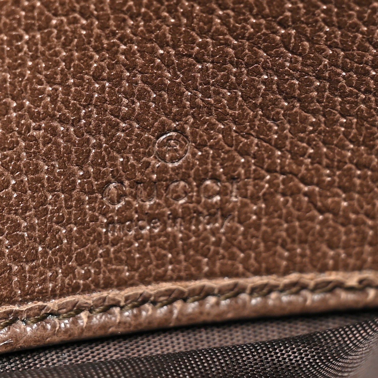 Gucci GG Supreme Monogram Web Ophidia Continental Wallet Brown 10 of 18
