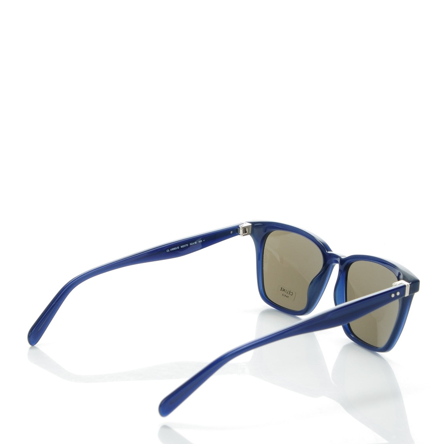 Celine Thin Square Sunglasses CL 41065/S Blue 2 of 5