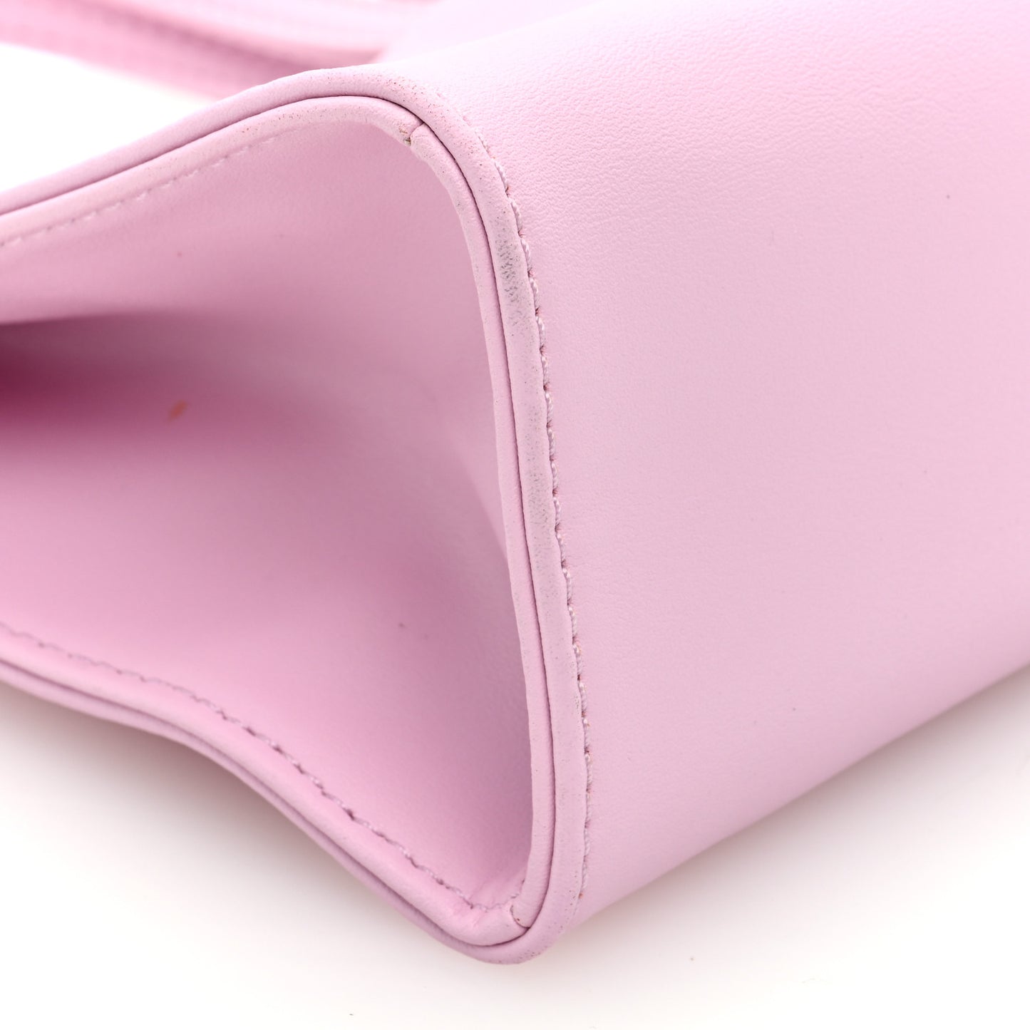 Vegan Leather Small Shopping Bag Bubblegum