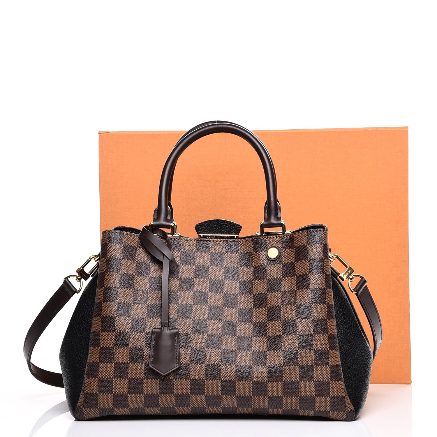 Louis Vuitton Damier Ebene Cuir Taurillon Brittany Black 10 of 10