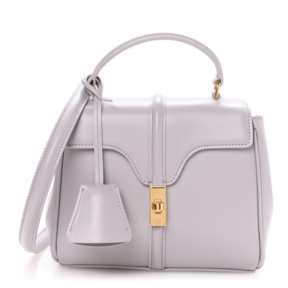 Celine Satinated Calfskin Mini 16 Top Handle Bag Lilac 1 of 12