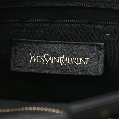 Saint Laurent Textured Calfskin Small Classic Y Cabas Black 6 of 11