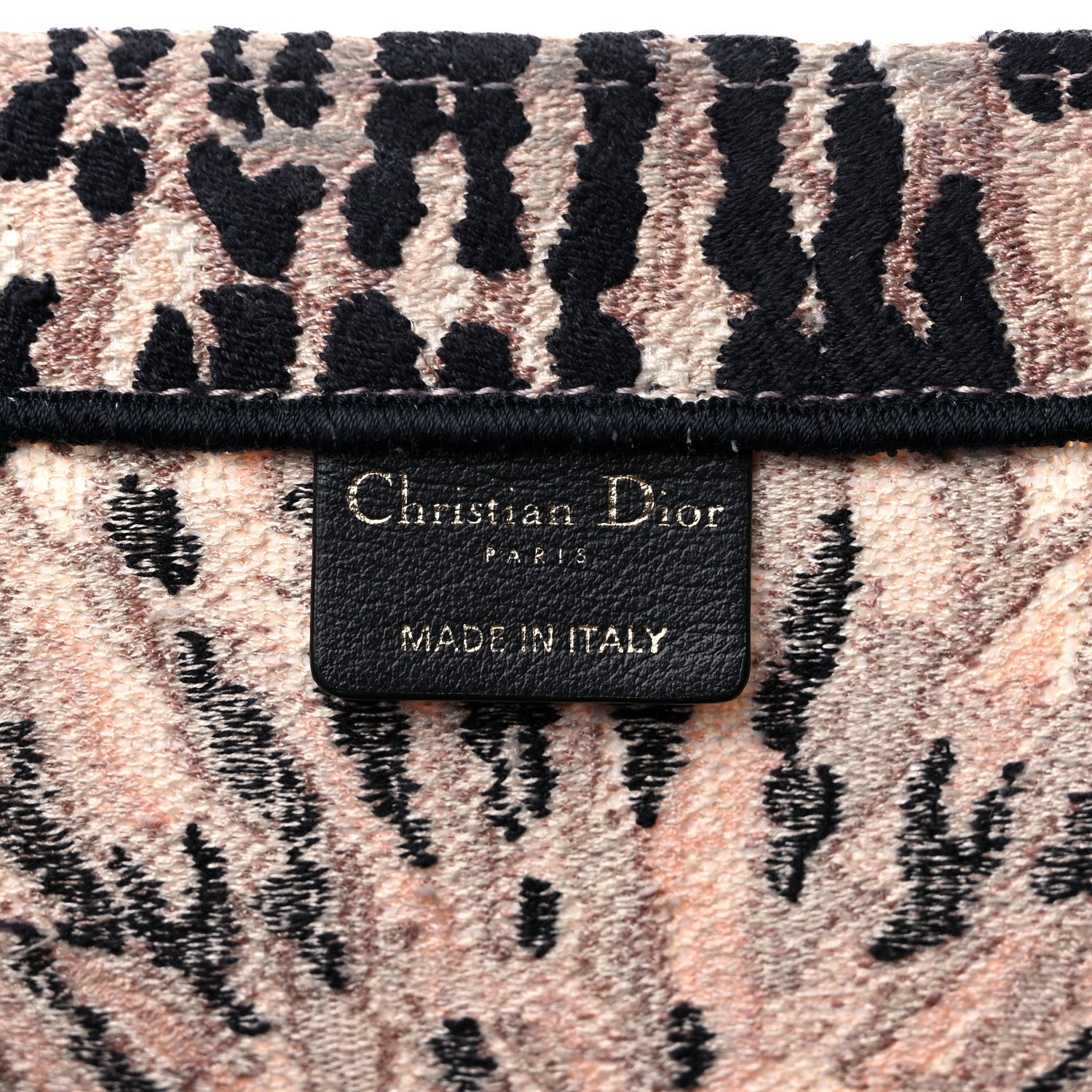 Christian Dior Canvas Embroidered Tie Dye Large Book Tote Multicolor 6 of 16