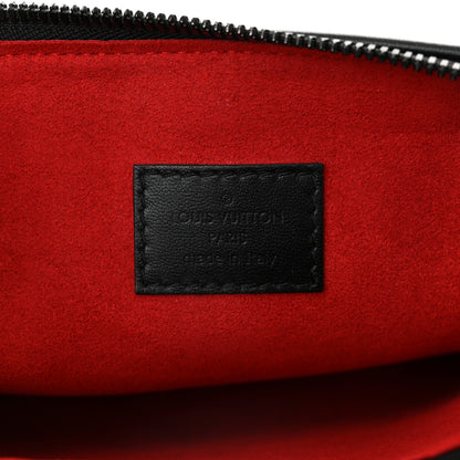 Louis Vuitton Lambskin Embossed Monogram Coussin PM Black White 7 of 10