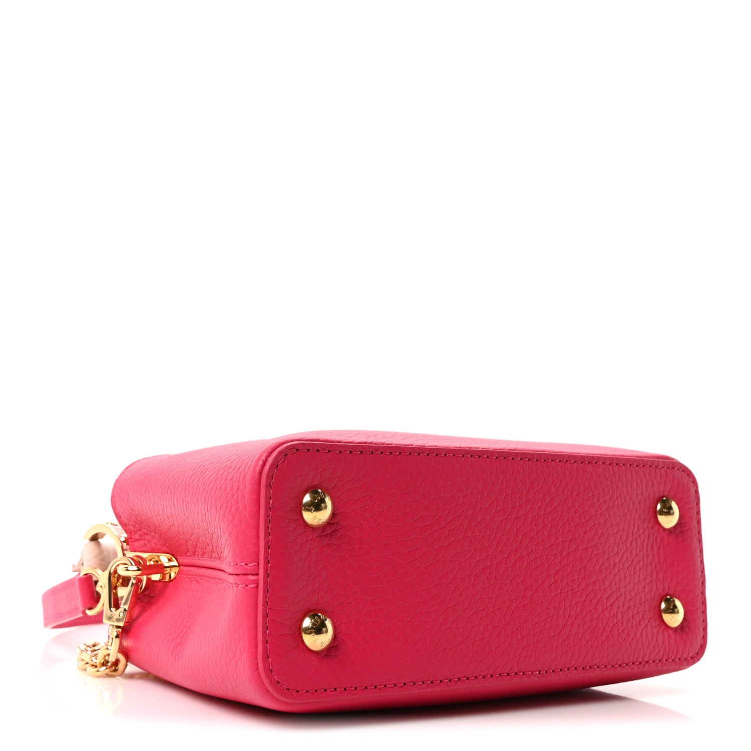 Louis Vuitton Taurillon Flower Chain Capucines Mini  Rose Pondicherry 4 of 9