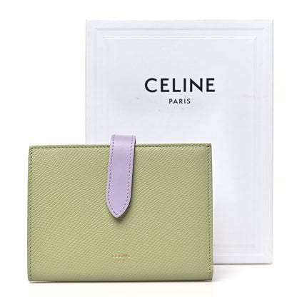 Celine Grained Calfskin Medium Multifunction Strap Wallet Sage Lilas 8 of 8