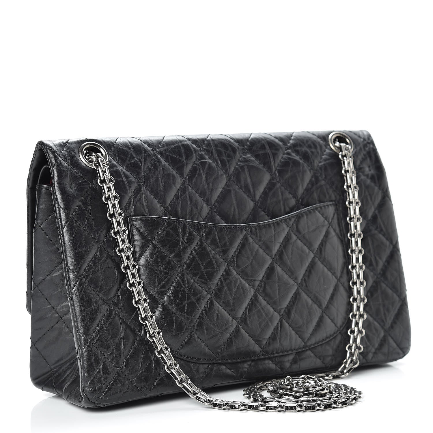 Chanel Aged Calfskin Quilted 2.55 Reissue 226 Flap Black 4 of 11