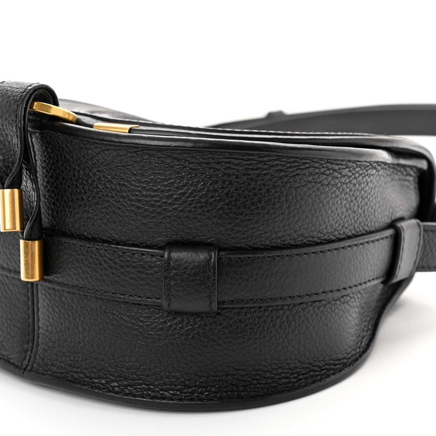 Chloe Calfskin Mini Marcie Round Crossbody Bag Black 9 of 9