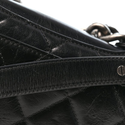 Chanel Glazed Calfskin Quilted Medium Perfect Edge Flap Black 12 of 12