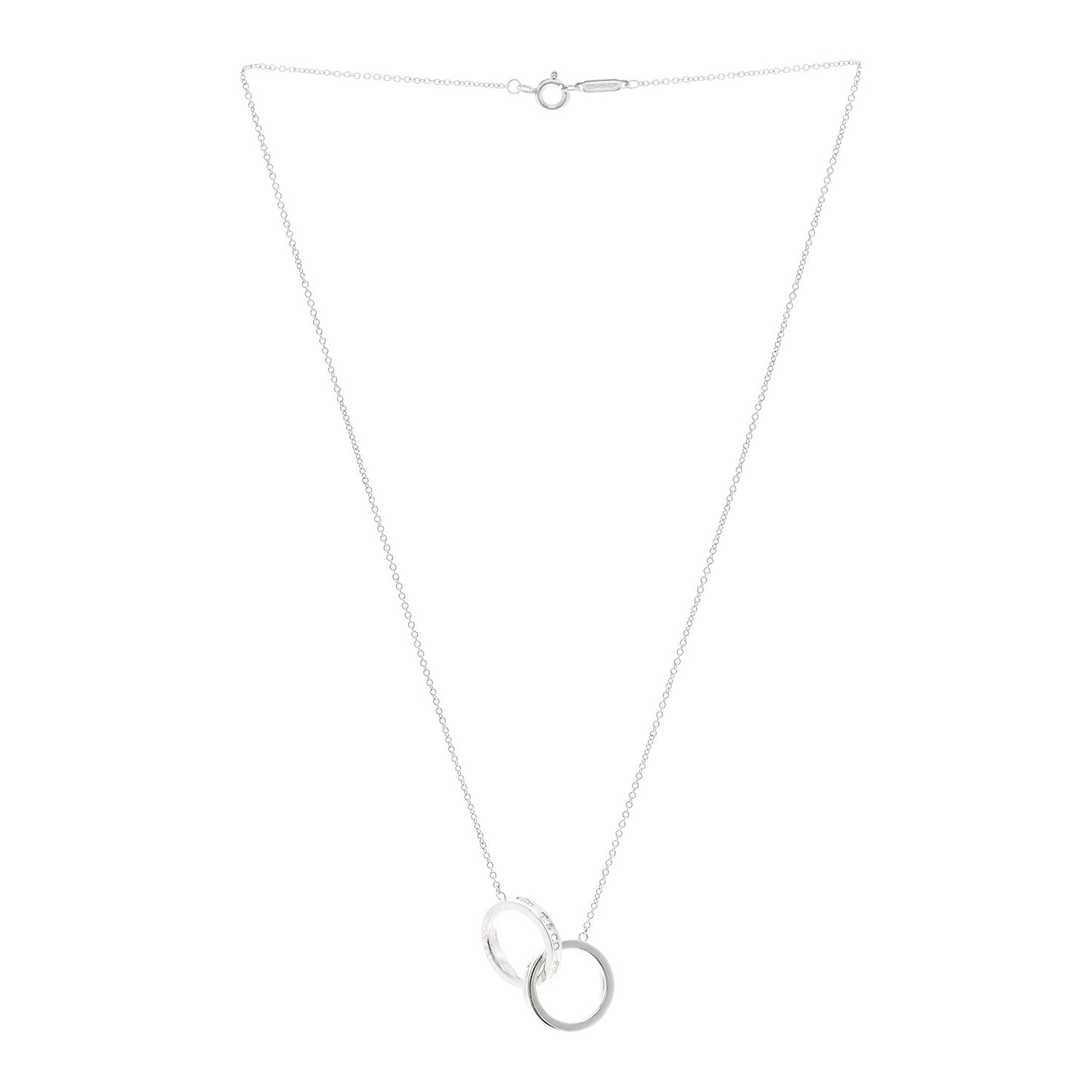 Sterling Silver 1837 Interlocking Circles Pendant Necklace