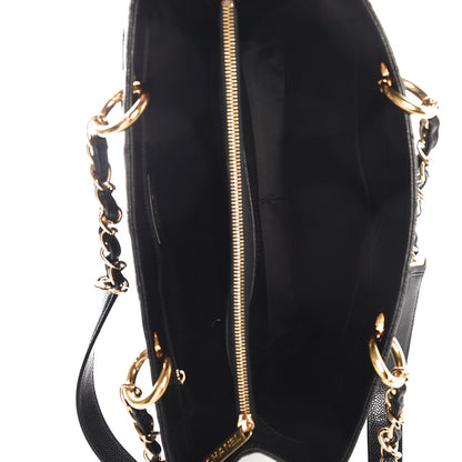 Chanel Caviar Quilted Grand Shopping Tote GST Black 5 of 8