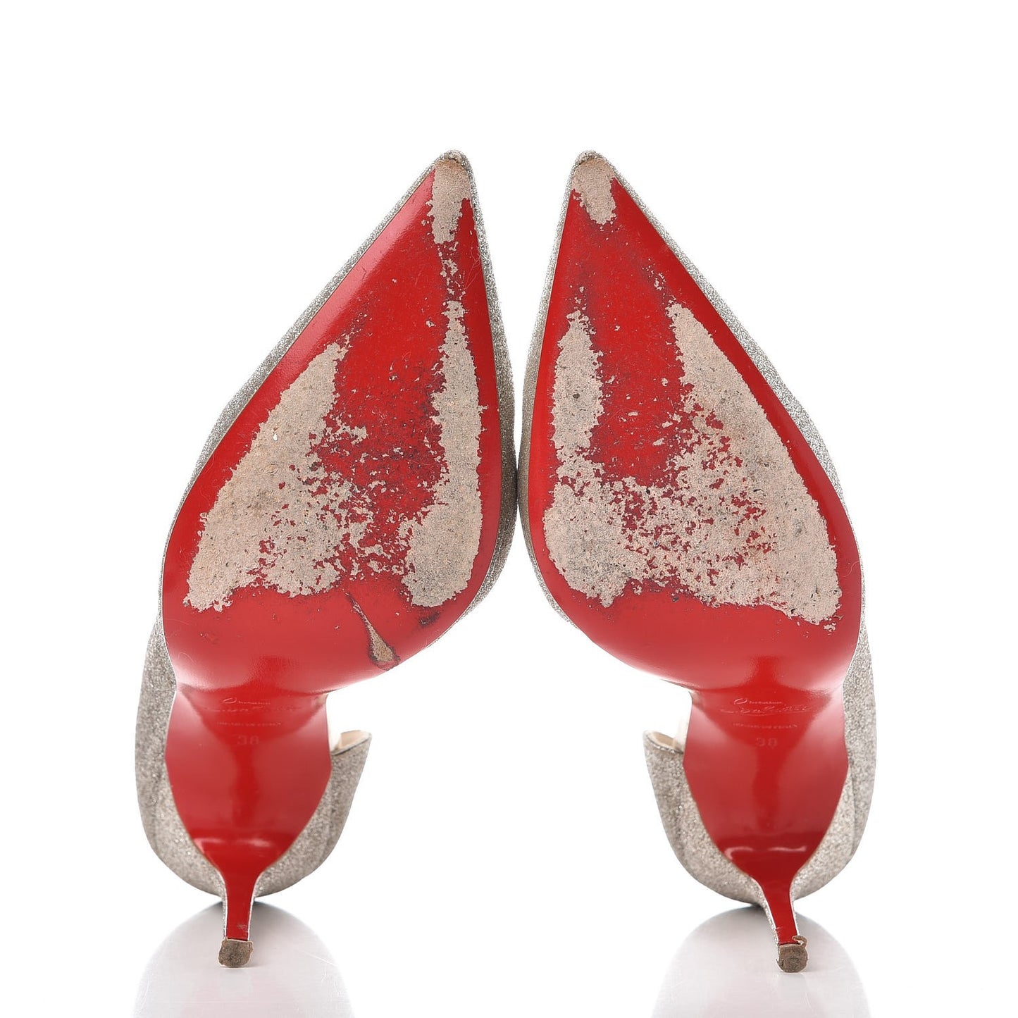 Glitter Mini Specchio Iriza 100 Pumps 38 Ivory Havana Beige