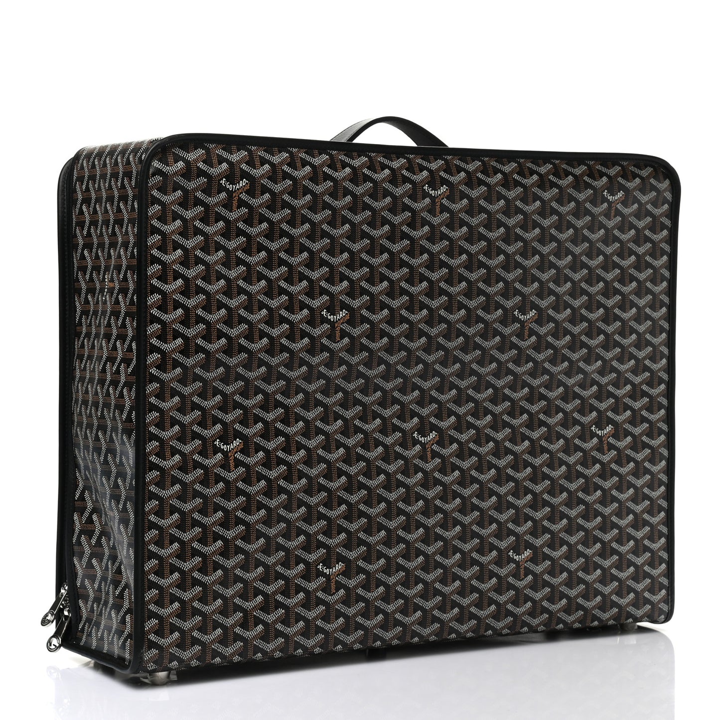 Goyardine Caravelle 50 Folding Suitcase Black