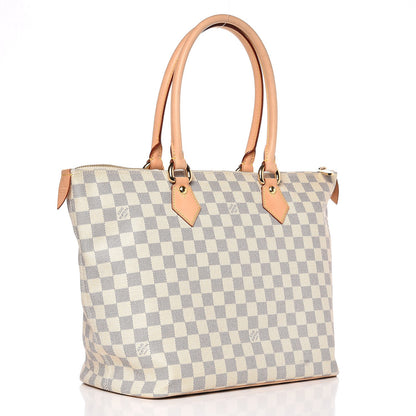 Louis Vuitton Damier Azur Saleya MM 3 of 10