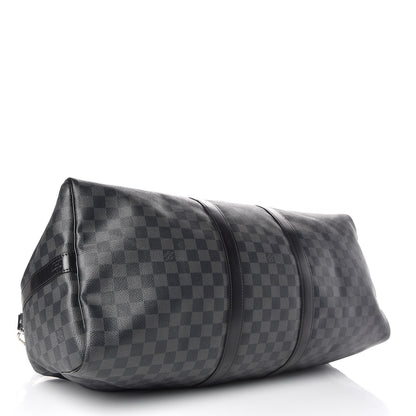 Louis Vuitton Damier Graphite Keepall Bandouliere 55 4 of 12