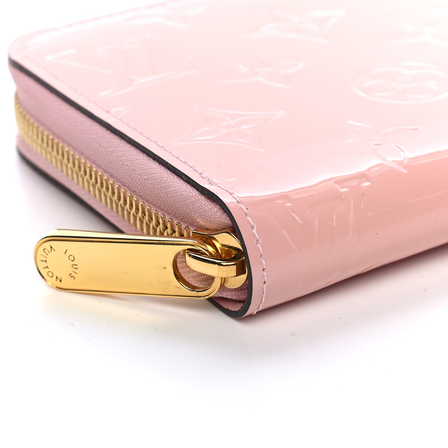 Louis Vuitton Vernis Zippy Wallet Rose Ballerine 8 of 9