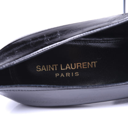 Saint Laurent Shiny Eel Teddy High Vamp 105 Pumps 42 Black 8 of 14