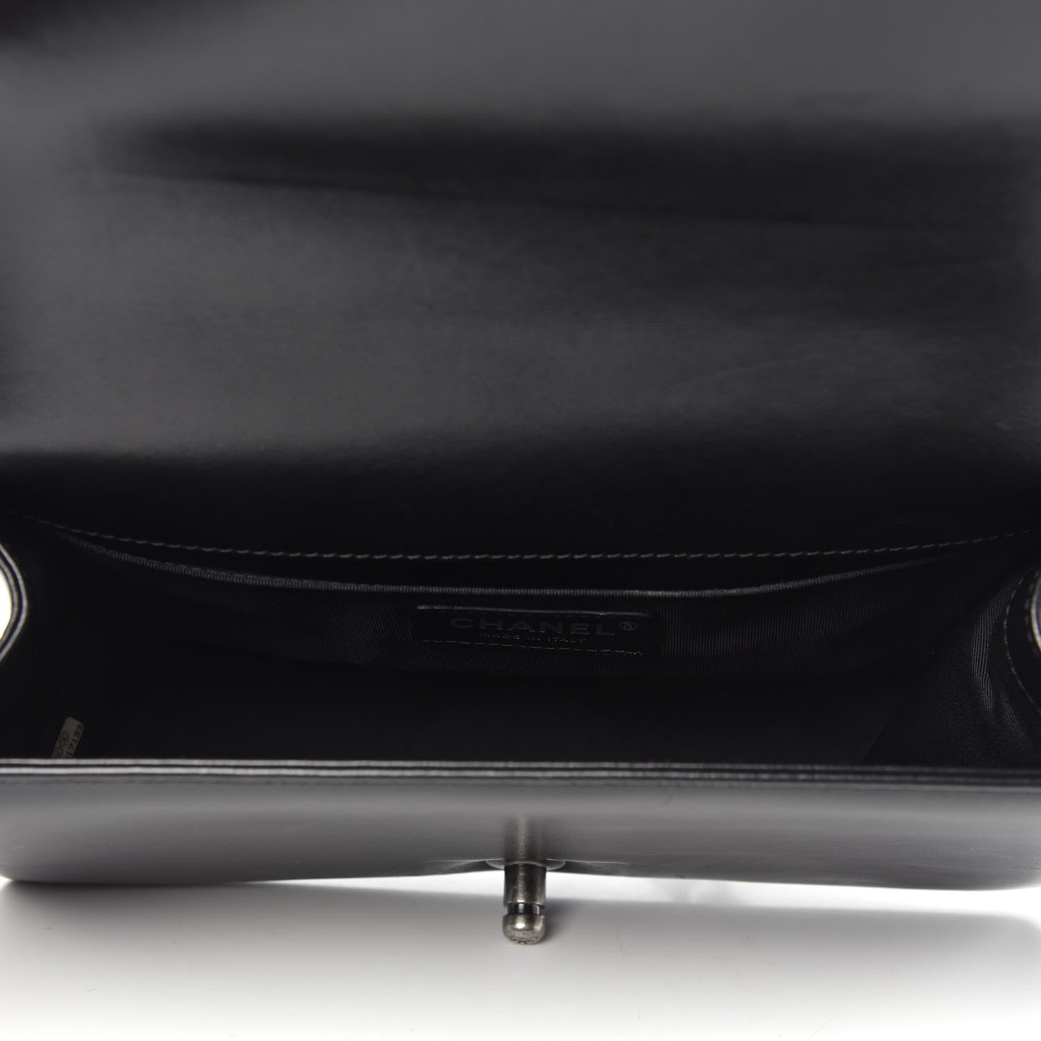 Chanel Lambskin Quilted Medium Boy Flap Black 6 of 17