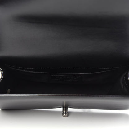 Chanel Lambskin Quilted Medium Boy Flap Black 6 of 17