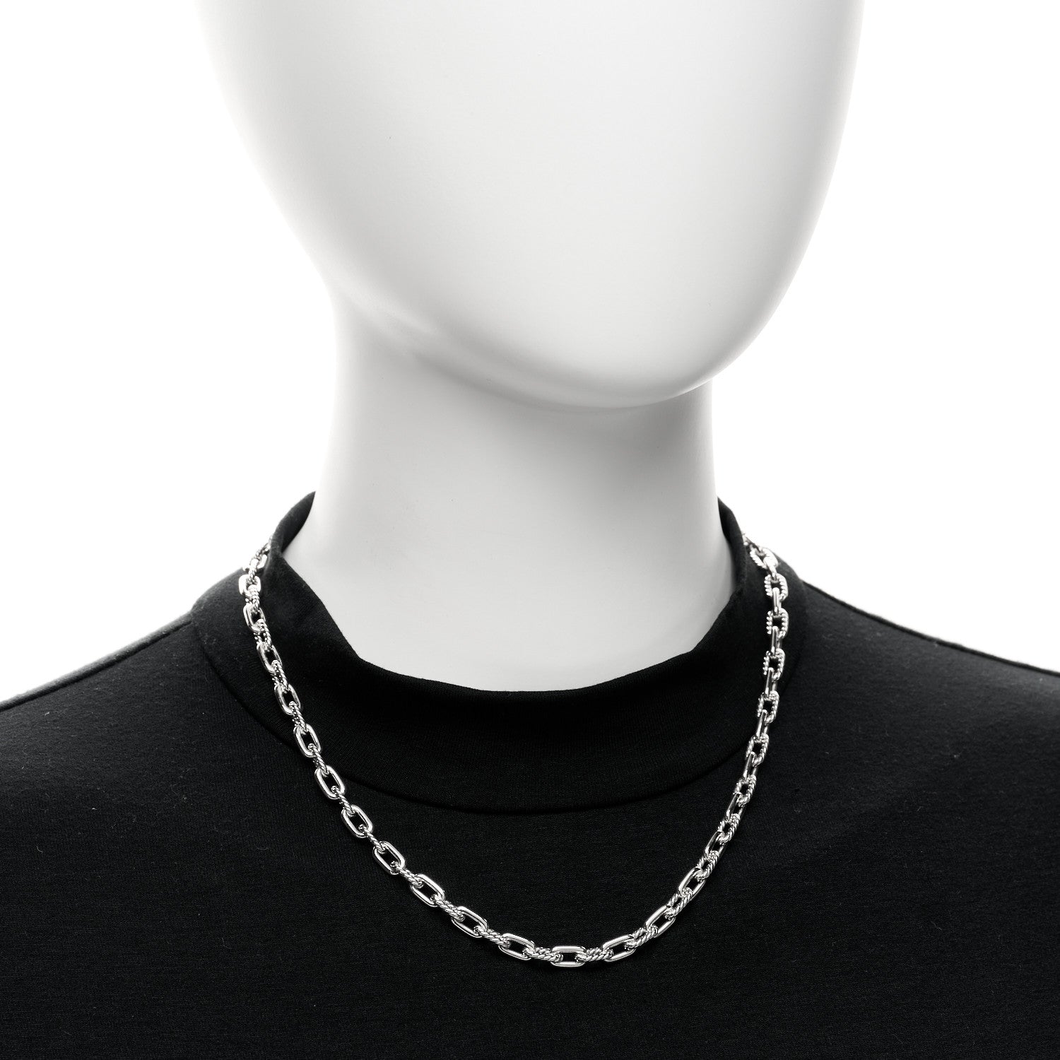 David Yurman Sterling Silver 5.5mm Madison Chain Necklace 2 of 5