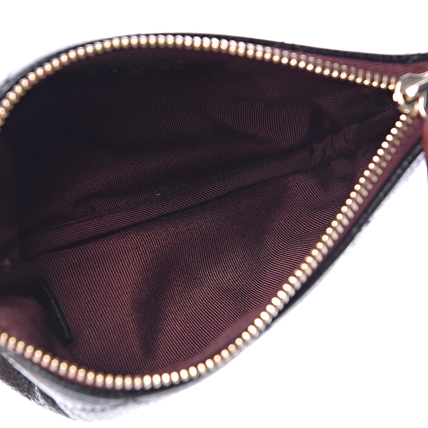 Caviar Quilted Small Cosmetic Case Black