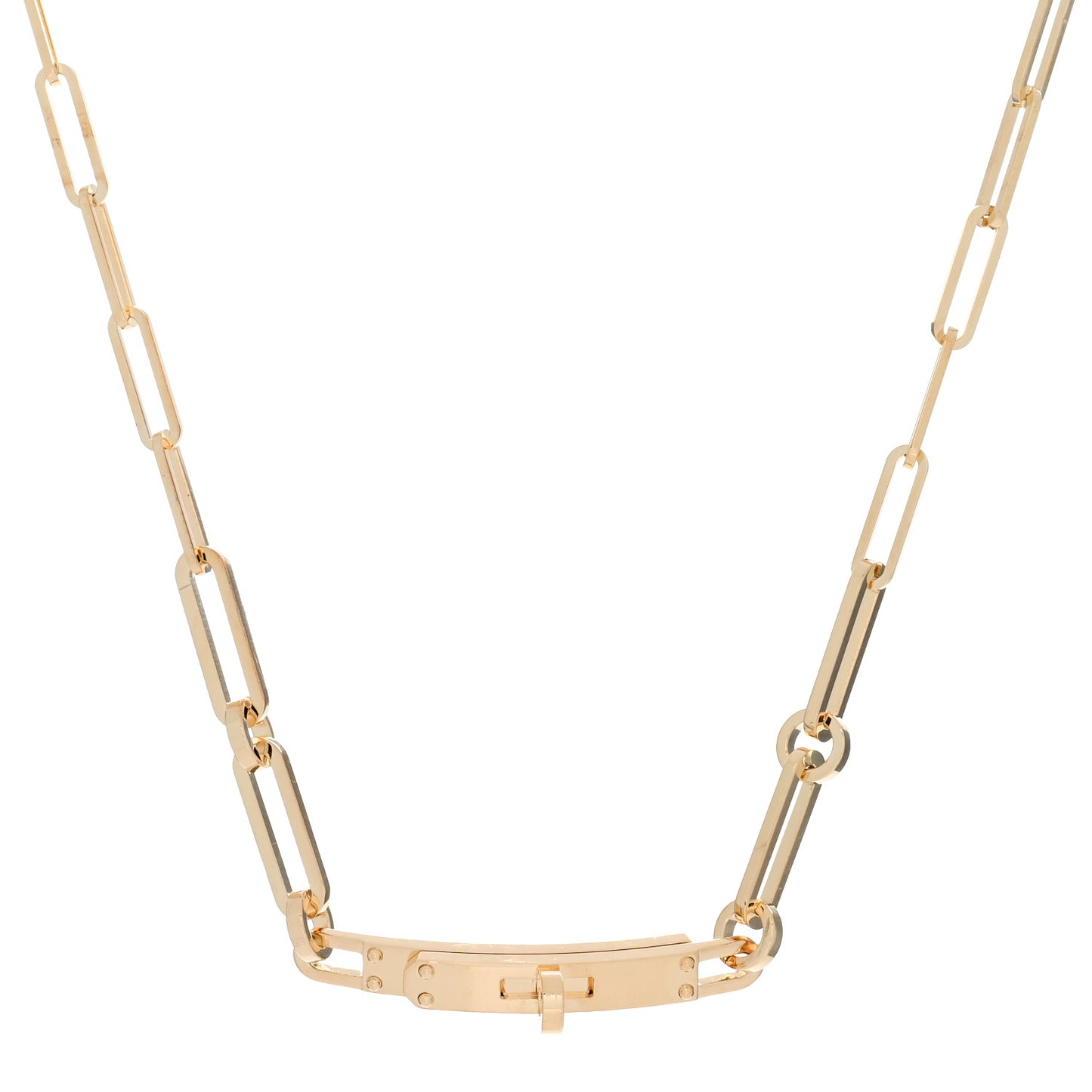 18K Yellow Gold Kelly Chaine Choker Necklace