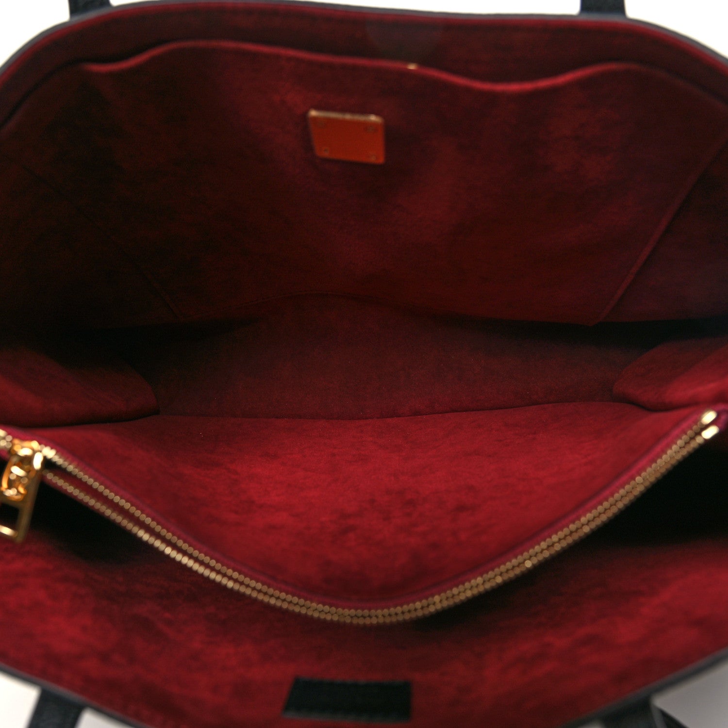 Louis Vuitton Grained Calfskin Lockme Shopper Black 6 of 10