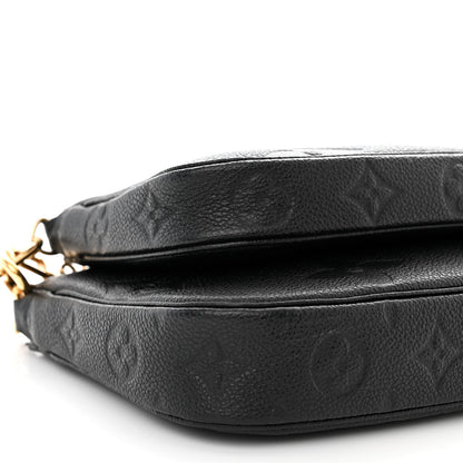 Louis Vuitton Empreinte Monogram Giant Multi Pochette Accessories Black 9 of 10
