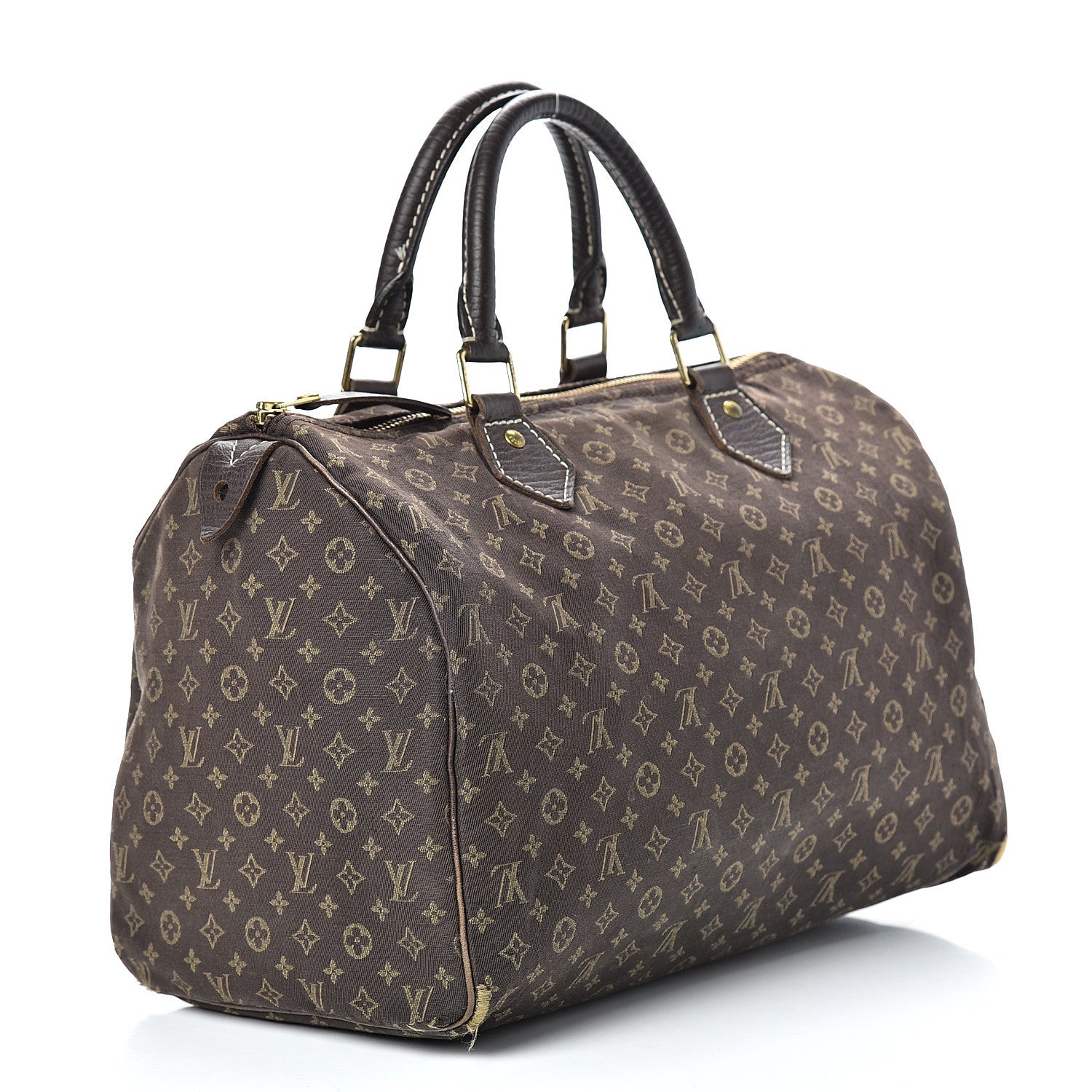 Louis Vuitton Mini Lin Speedy 30 Ebene 2 of 16