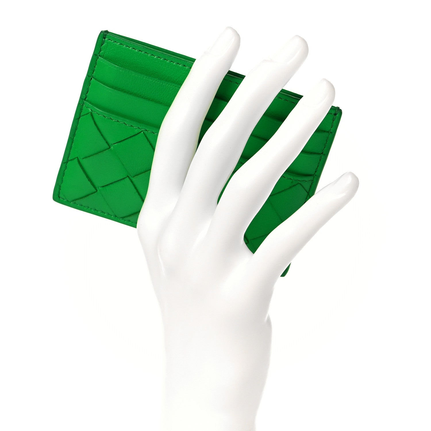 Bottega Veneta Nappa Intrecciato Card Holder Parakeet 2 of 7