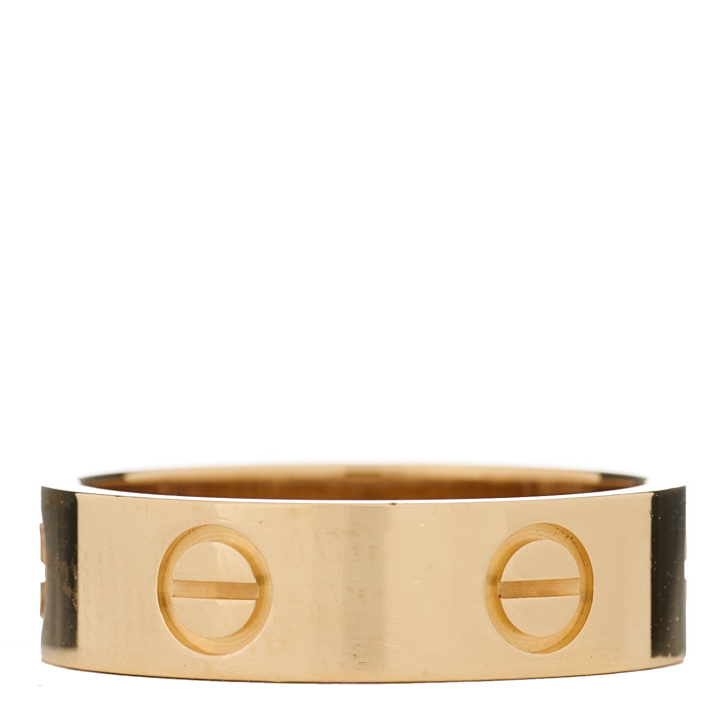 Cartier 18K Yellow Gold 5.5mm LOVE Ring 55 7.25 3 of 4