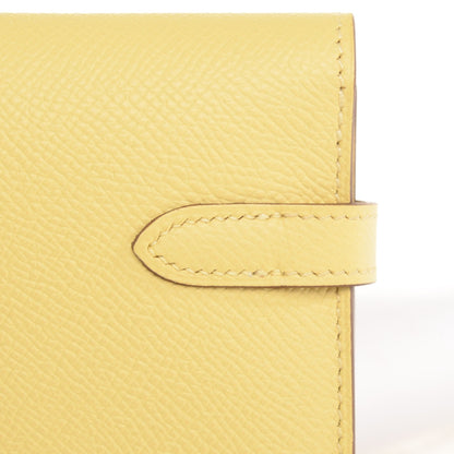 Hermes Epsom Kelly Longue Wallet Soufre 9 of 14