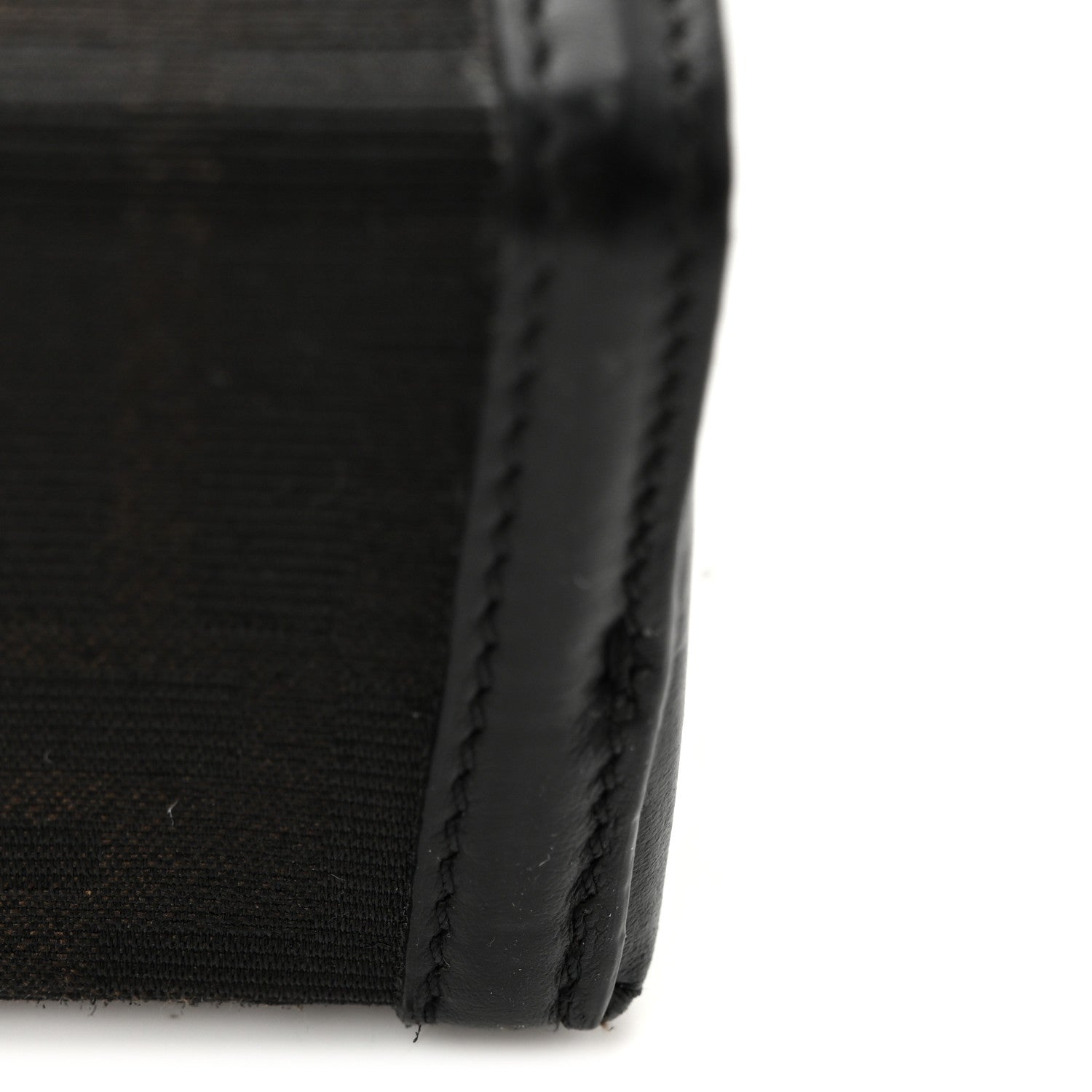 Fendi Recycled Fabric Jacquard Vitello King FF 1974 Baguette Soft Trunk Phone Pouch Brown 12 of 14