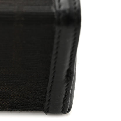 Fendi Recycled Fabric Jacquard Vitello King FF 1974 Baguette Soft Trunk Phone Pouch Brown 12 of 14