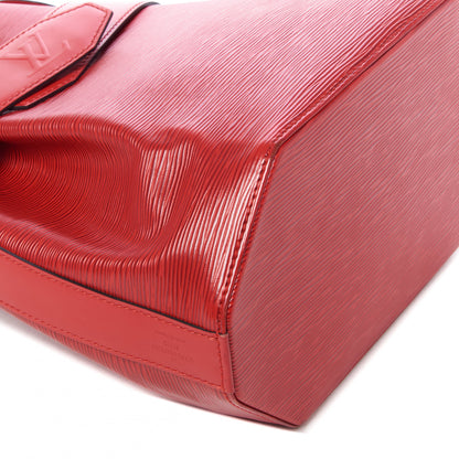 Louis Vuitton Epi Sac D'Epaule Castillan Red 5 of 8