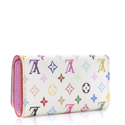 Louis Vuitton Monogram Multicolor Multicles 4 Key Holder White Litchi 3 of 8
