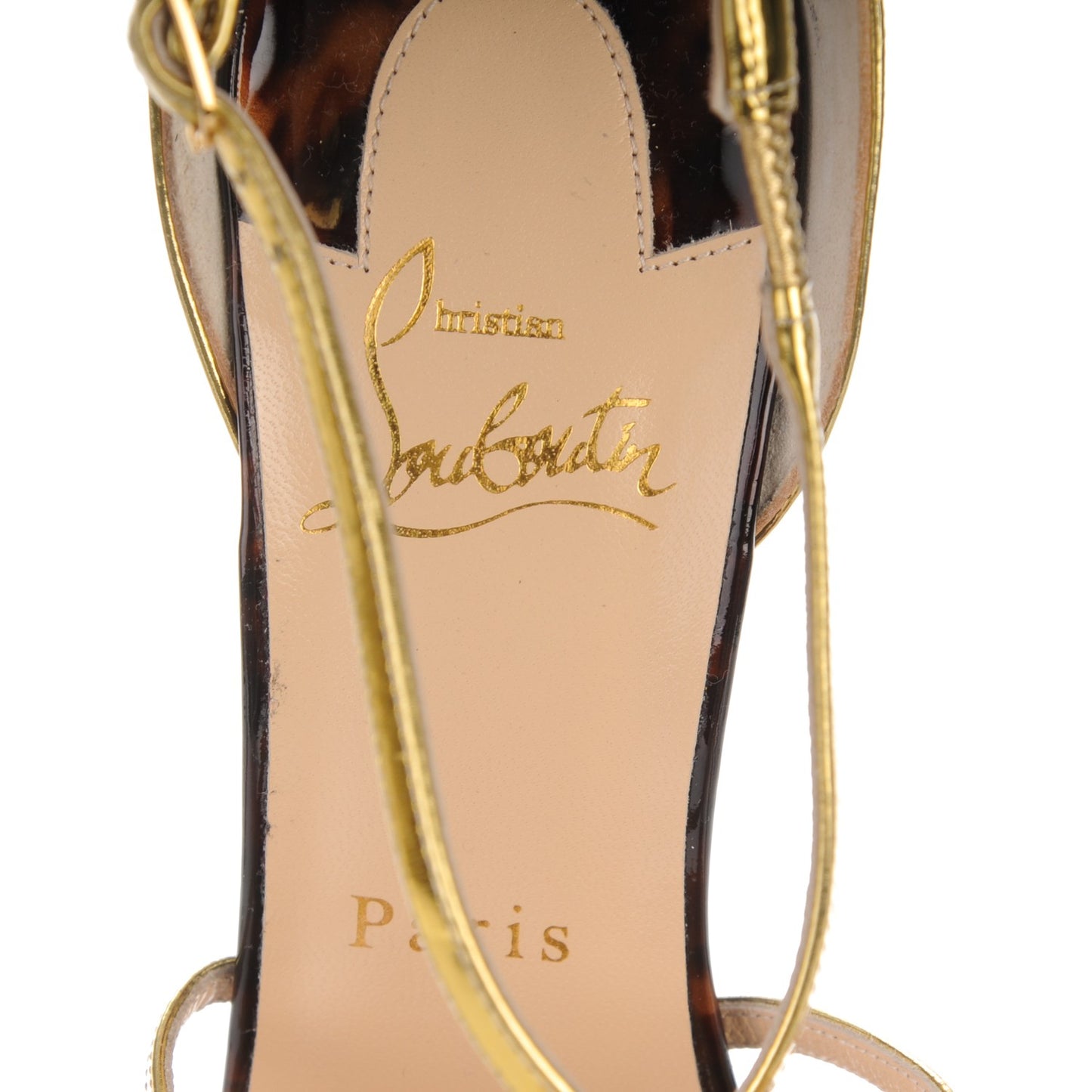 Patent Specchio Goldocross Spikes 100 Pumps 37 Carmin