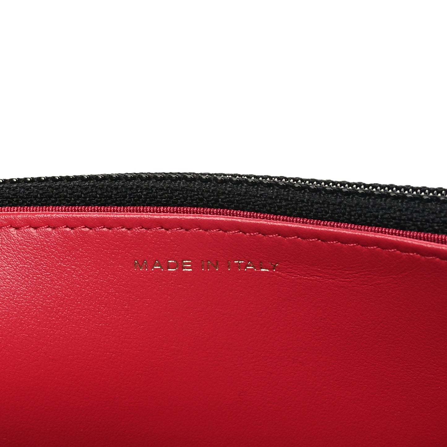 Lambskin Quilted Chain Around Wallet On Chain WOC Black