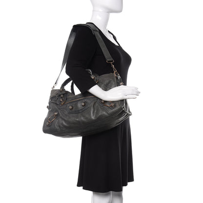 Balenciaga Agneau Giant 21 Rose Gold Hardware Part Time Anthracite 2 of 13