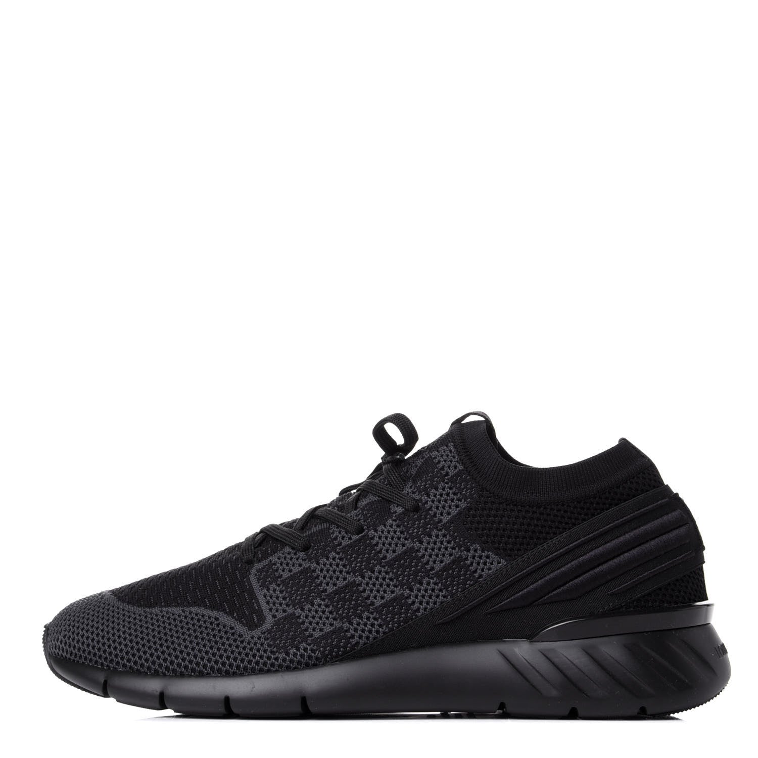 Louis Vuitton Knit Damier Fastlane Sneakers 10.5 Graphite 1 of 11