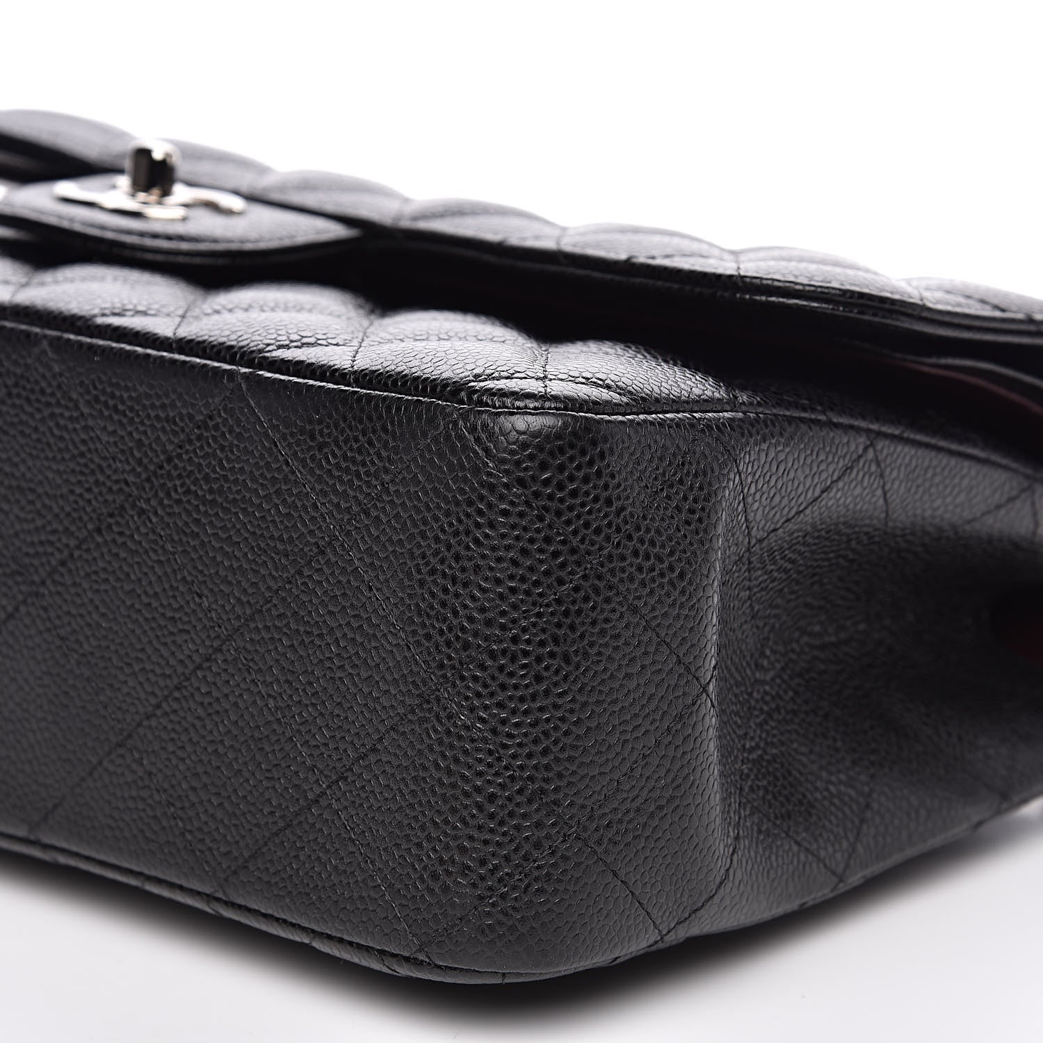Chanel Caviar Quilted Jumbo Double Flap Black 9 of 12