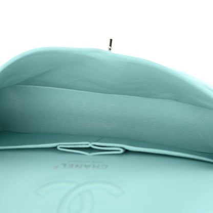 Chanel Lambskin Quilted Small Double Flap Light Blue 5 of 15