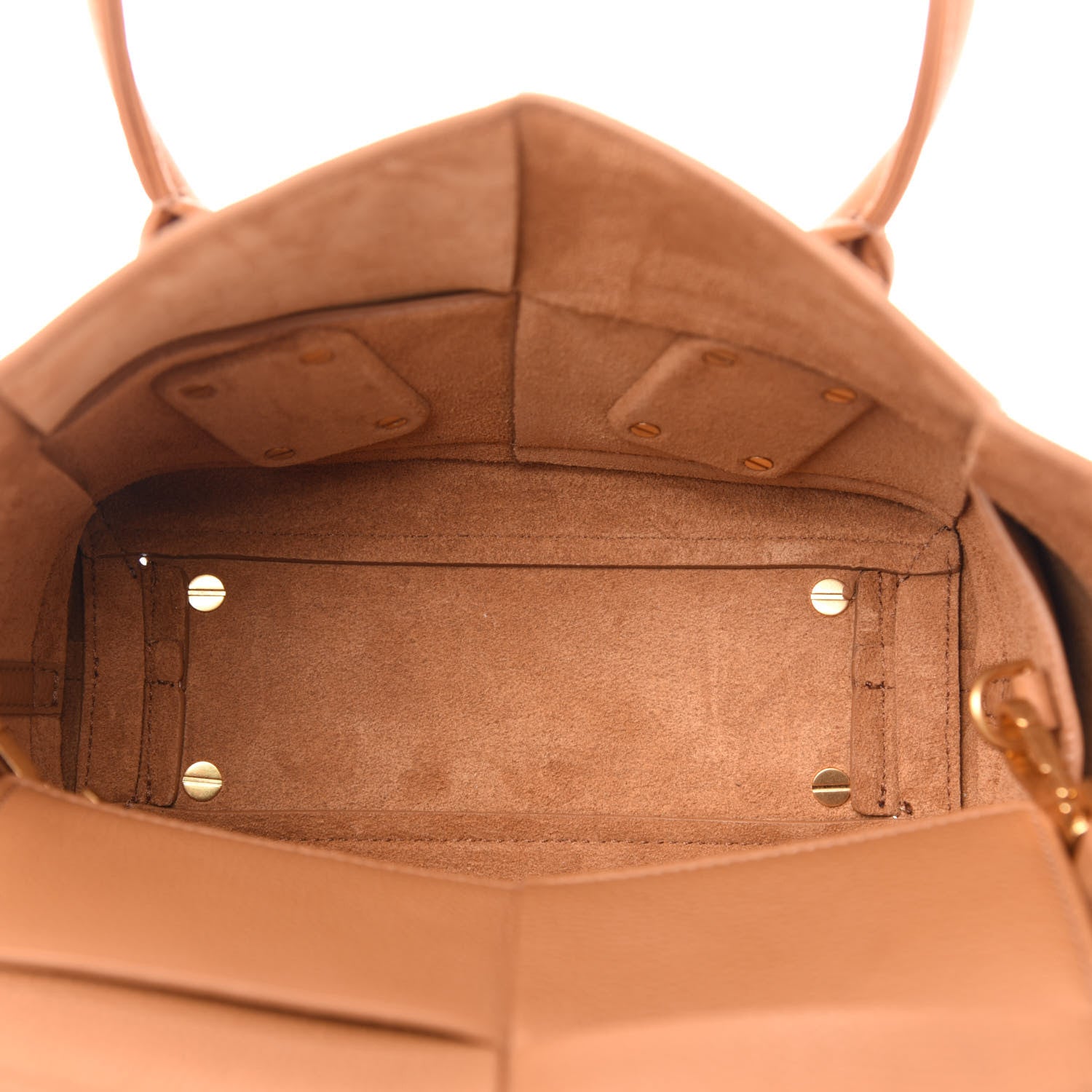 Bottega Veneta Grained Calfskin Maxi Intrecciato Arco 29 Tan 6 of 11