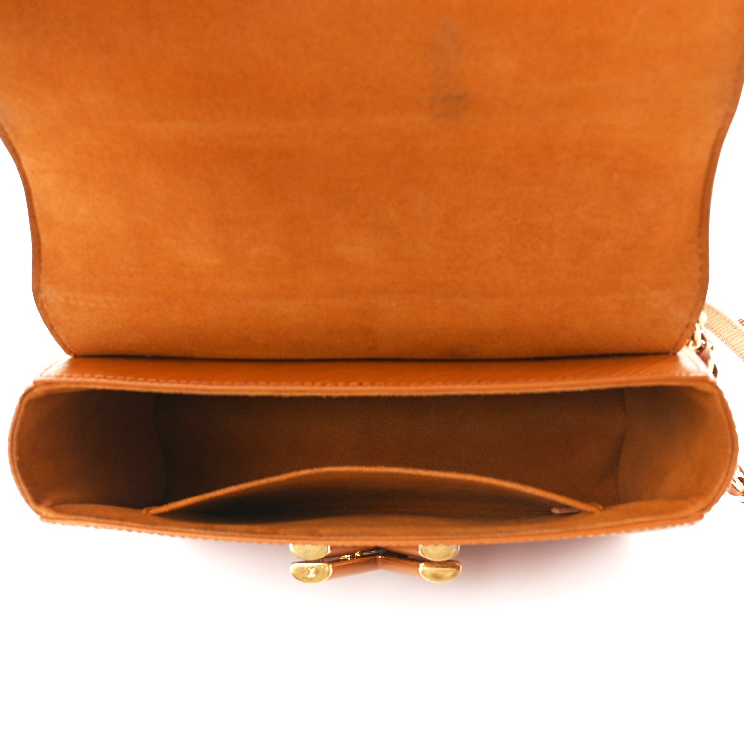 Louis Vuitton Epi Twist Shoulder Bag MM Gold Miel 6 of 13