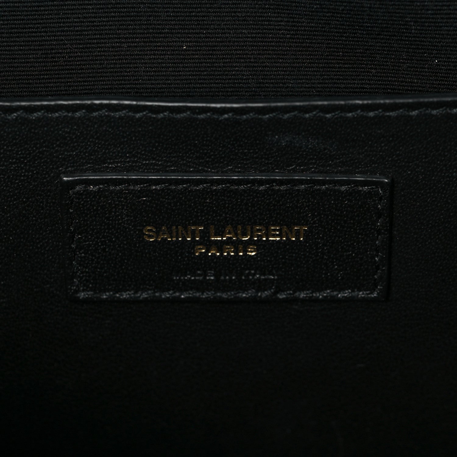 Saint Laurent Lambskin Matelasse Monogram Vicky Camera Bag Black 5 of 5