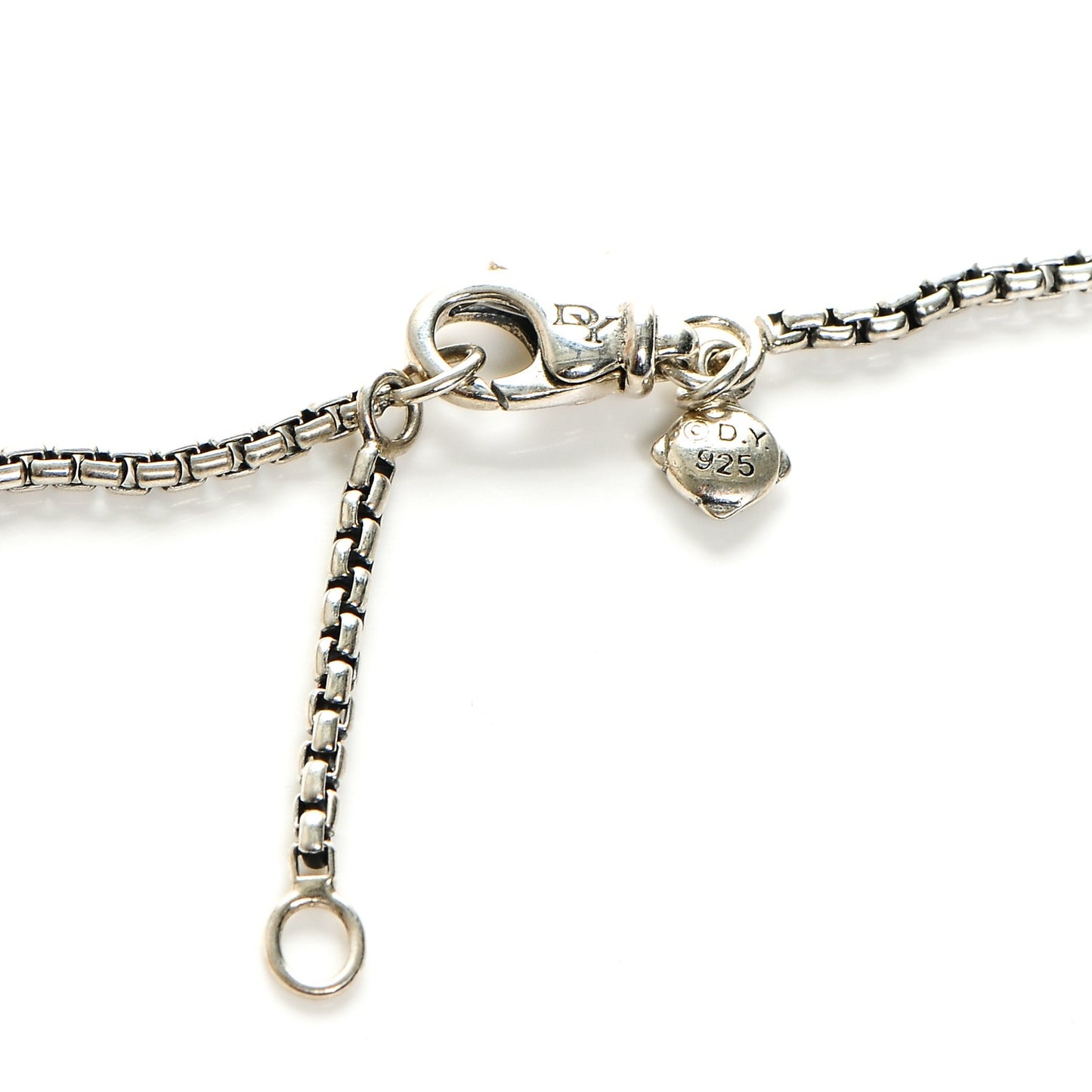 Sterling Silver Diamond Belmont Pendant Necklace