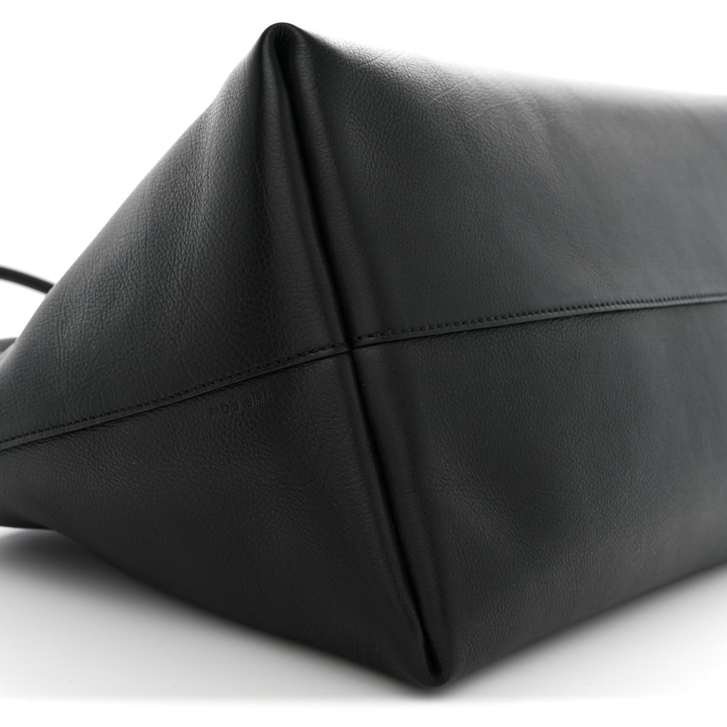 The Row Grained Calfskin Terrasse Bag Black 8 of 9