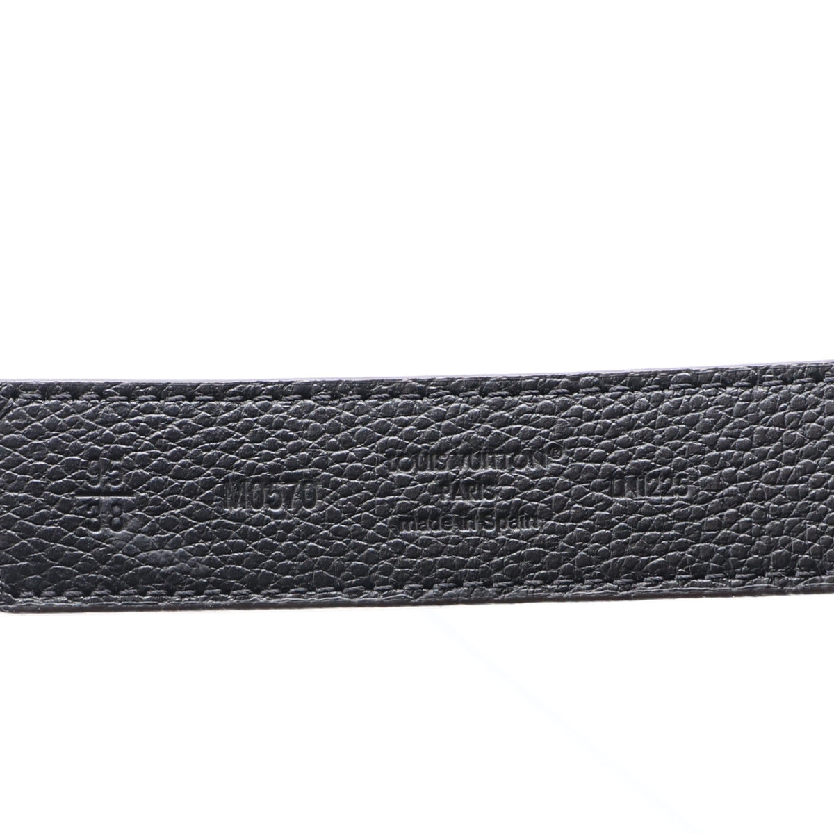 Calfskin Monogram 25mm LV Iconic Reversible Belt 95 38 Black