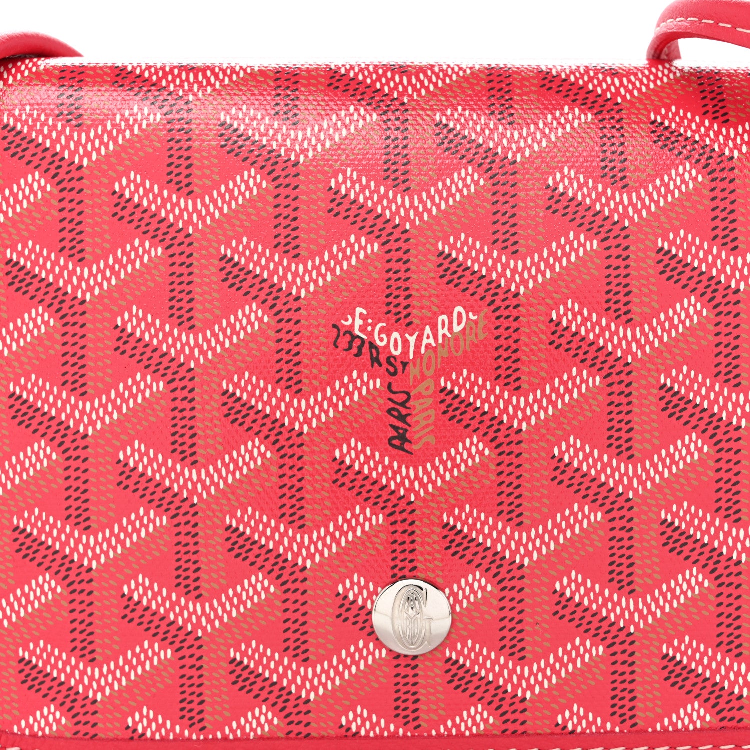 Goyard Goyardine Le Jardin Plumet Wallet Clutch Fuchsia 8 of 10